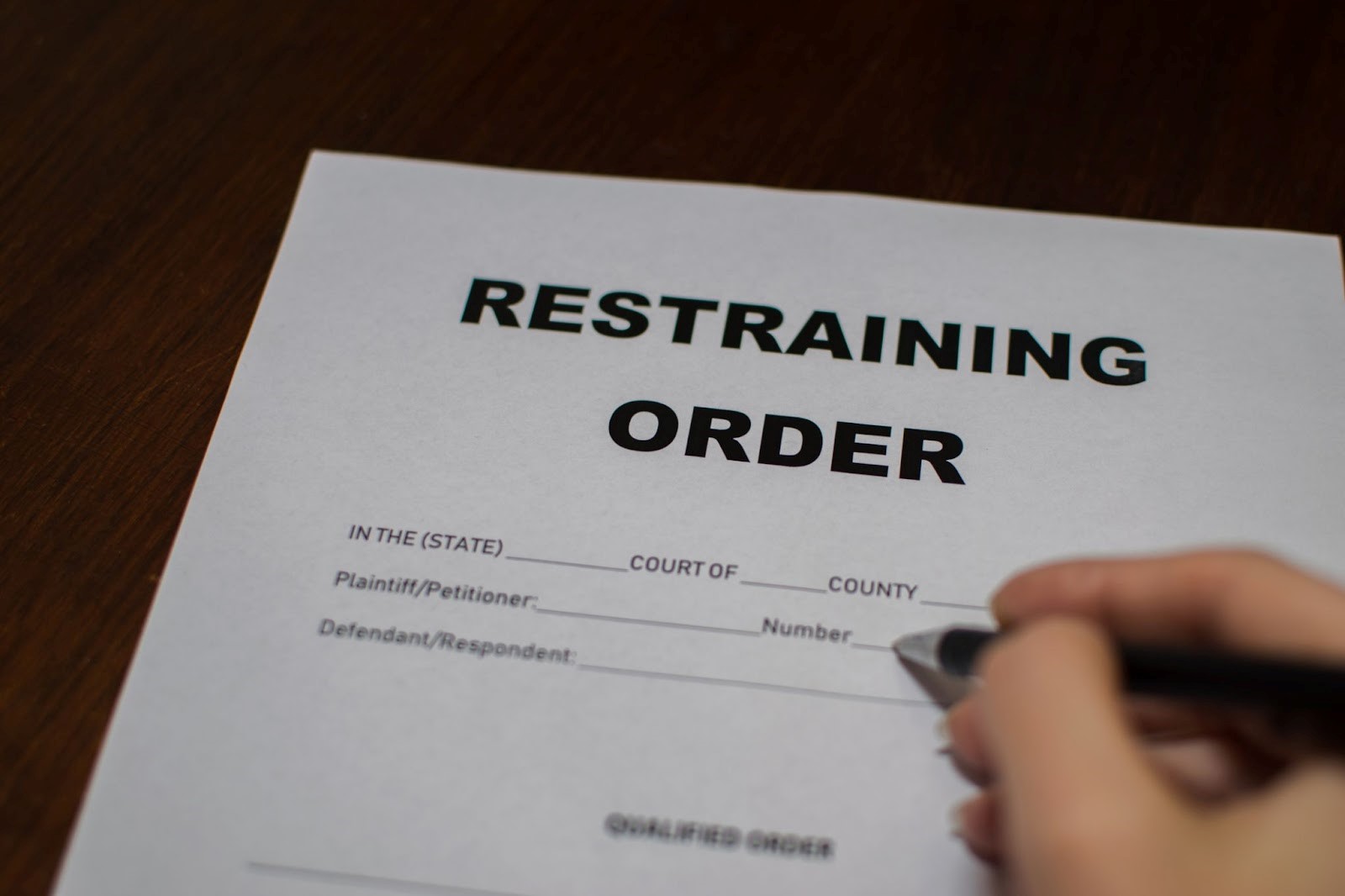 Dvo Order On Table